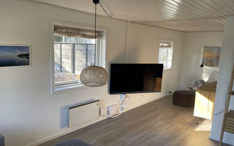 Angret - 200M from the Sea: Flooring, Floor, Interior Design, Wood, Ceiling, Room, Furniture, Home, Living Room, Couch
