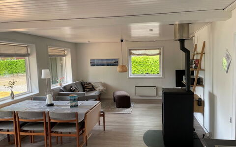 Angret - 200M from the Sea: Flooring, Floor, Interior Design, Wood, Furniture, Ceiling, Couch, Room, Living Room, Home