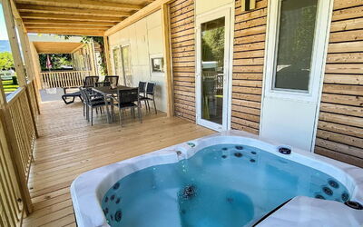Ossiach 400: Wood, Wood Stain, Composite Material, Deck, Resort, Hardwood, Swimming Pool, Shade, Wood Flooring, Eco Hotel