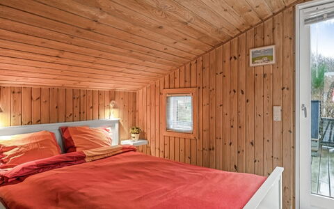 Annemone - 900M from the Sea: Interior Design, Furniture, Wood, Bedroom, Ceiling, Flooring, Floor, Room, Bed, Lighting