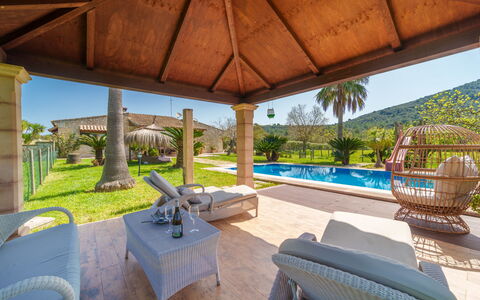 Paratge de Fangar: Swimming Pool, Resort, Eco Hotel, Estate, Shade, Hacienda, Villa, Chair, Leisure, Outdoor Furniture