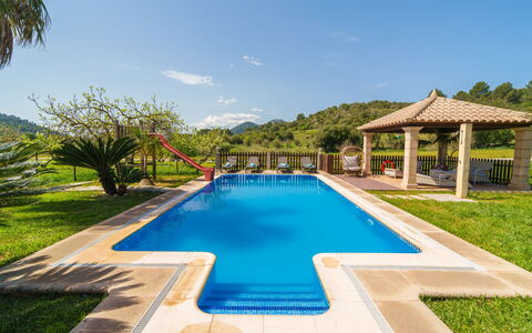 Paratge de Fangar: Swimming Pool, Blue, Resort, Eco Hotel, Leisure, Estate, Garden, Shade, Landscaping, Hacienda