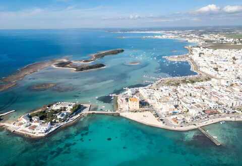 Appartamento Golden Beach Porto Cesareo: Water Resources, Water, Body Of Water, Waterway, Coast, Coastal And Oceanic Landforms, Sea, Channel, Bank, Bird'S-Eye View