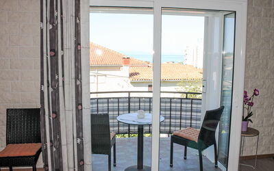 Villa Silvia 40.1: Flooring, Interior Design, Floor, Apartment, Balcony, Ceiling, Condominium, Chair, Shade, Porch