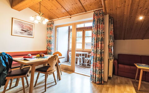 Tuenta: Wood Stain, Hotel, Mountain Village, Lumber