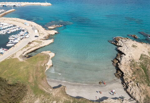 Rifugio Al Mare, Ac, Wifi, San Foca: Blue, Water, Water Resources, Body Of Water, Coast, Coastal And Oceanic Landforms, Beach, Shore, Sea, Rock