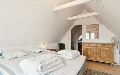 Bena - 2Km from the Sea: Bed, Bedroom, Furniture, Interior Design, Wood, Ceiling, Bedding, Bed Sheet, Floor, Flooring