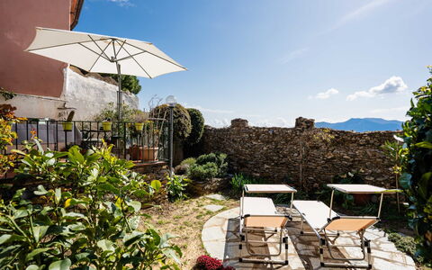 Al Forte: Flowerpot, Outdoor Furniture, Outdoor Table, Chair, Houseplant, Balcony, Patio, Courtyard, Yard, Backyard