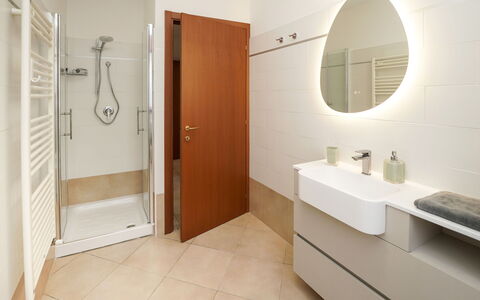 Cà Silvio: Flooring, Floor, Interior Design, Wall, Plumbing Fixture, Bathroom, Wood, Bathroom Sink, Toilet, Bathroom Cabinet