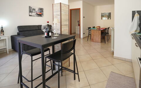 Cà Silvio: Furniture, Interior Design, Flooring, Floor, Chair, Wood, Kitchen & Dining Room Table, Table, Room, Dining Room