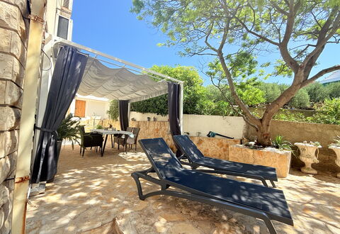 Appartamento Olive Garden, Ac, Wifi, Hvar: Outdoor Furniture, Furniture, Swimming Pool, Shade, Chair, Resort, Eco Hotel, Flagstone, Sunlounger, Patio