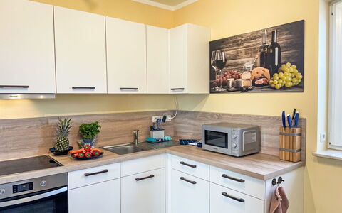 Finca Wismaria: Kitchen Appliance, Kitchen, Countertop, Major Appliance, Cabinetry, Furniture, Interior Design, Flooring, Home Appliance, Wood
