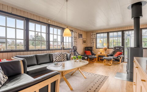 Thorir - 500M from the Sea: Wood, Furniture, Flooring, Interior Design, Ceiling, Couch, Floor, Living Room, Apartment, Room