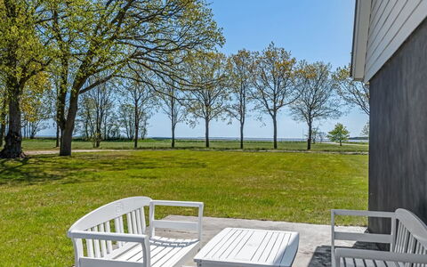 Ilsebeth - 400M from the Sea: Furniture, Outdoor Furniture, Lawn, Chair, Shade, Garden, Hardwood, Outdoor Table, Landscaping, Park