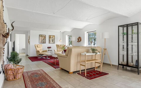 Ilsebeth - 400M from the Sea: Furniture, Interior Design, Flooring, Wall, Couch, Floor, Ceiling, Living Room, Room, Lighting