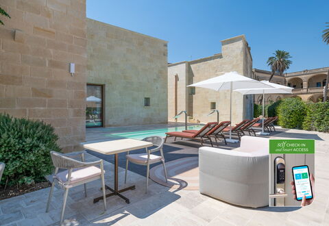 Corte Dei Granai Raro Rooms Collection: Shade, Hacienda, Courtyard, Hotel, Landscaping, Villa, Swimming Pool, Resort, Outdoor Furniture