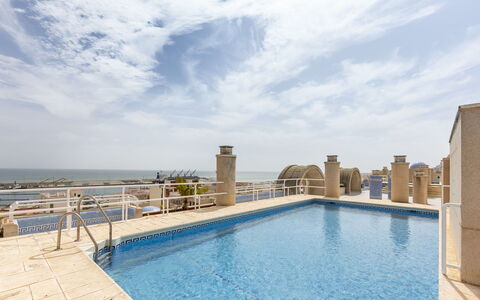 Infinite Viewpoint: Sea, Resort, Swimming Pool, Hotel, Balcony, Seaside Resort, Resort Town, Villa, Beach, Handrail