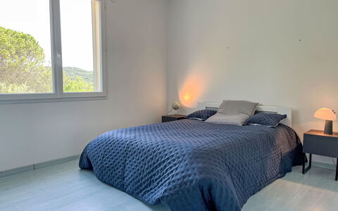 Castellas: Bed, Bedroom, Furniture, Bedding, Interior Design, Bed Sheet, Floor, Flooring, Wood, Linens