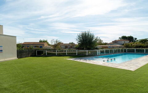 La Dune: Grass, Swimming Pool, Garden, Land Lot, Lawn, Shade, Landscaping, Backyard, Artificial Turf