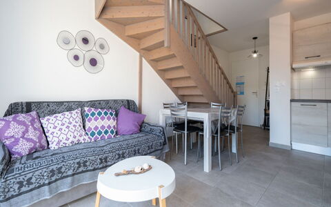La Dune: Furniture, Wood, Interior Design, Flooring, Kitchen, Cabinetry, Floor, Room, Major Appliance, Cupboard