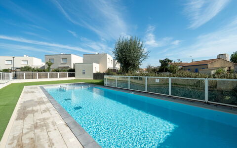 La Dune: Swimming Pool, Residential Area, Resort, Composite Material, Landscaping, Garden, Shade, Estate, Water Feature, Thermae