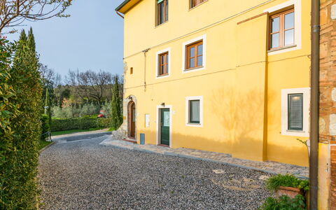 Delle Ginestre: Furniture, Wood, Interior Design, Flooring, Kitchen, Cabinetry, Floor, Room, Major Appliance, Cupboard