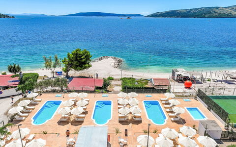 Trogir 251: Residential Area, Apartment, Home, Human Settlement, Coastal And Oceanic Landforms, Coast, Sea, Condominium, Resort, Suburb