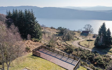 Drover'S Lodge: Natural Landscape, Hill, Landscape, Slope, Larch, Reservoir, Fell