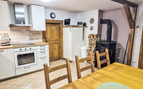 Lipno Garden and Relax: Furniture, Wood, Interior Design, Cabinetry, Flooring, Room, Kitchen, Ceiling, Countertop, Floor