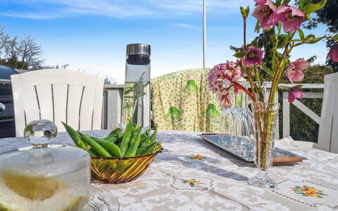 Taja - 170M from the Sea: Furniture, Table, Tableware, Tablecloth, Chair, Drinkware, Serveware, Kitchen & Dining Room Table, Dining Room, Glass
