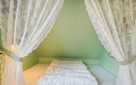 Taja - 170M from the Sea: Interior Design, Textile, Linens, Bedroom, Furniture, Curtain, Lighting, Floor, Bedding, Bed
