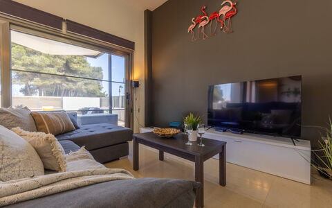 Grobro 1: Furniture, Interior Design, Flooring, Ceiling, Floor, Couch, Apartment, Room, Lighting, Living Room