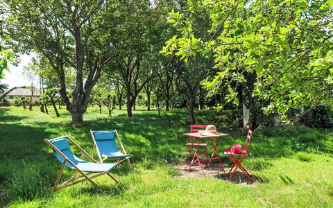 Gwenn Tiny House: Furniture, Outdoor Furniture, Summer, Garden, Folding Chair, Lawn, Groundcover, Spring, Chair