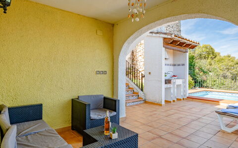 Los Delfines: Apartment, Furniture, Residential Area, Balcony, Condominium, Chair, Shade, Resort, Coast, Hotel