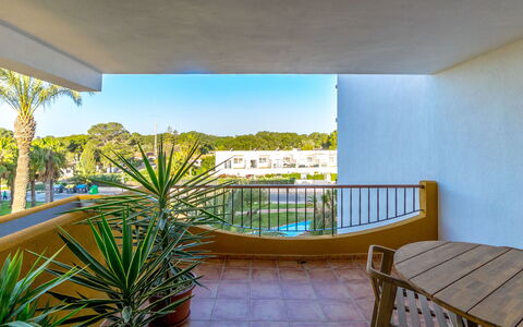La Recoleta: Apartment, Furniture, Residential Area, Balcony, Condominium, Chair, Shade, Resort, Coast, Hotel