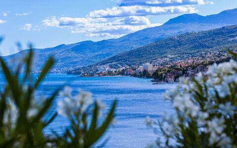 Opatija Preluka 101: Apartment, Furniture, Residential Area, Balcony, Condominium, Chair, Shade, Resort, Coast, Hotel