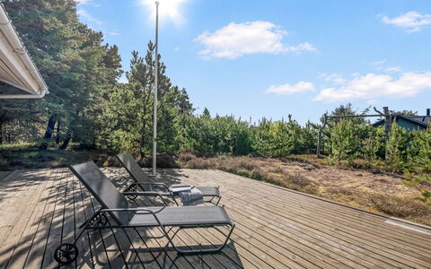Brodde - 300M from the Sea: Outdoor Furniture, Wood Flooring, Deck, Hardwood, Sunlight, Shade, Chair, Plank, Garden, Landscaping