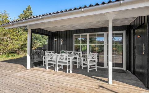Brodde - 300M from the Sea: Wood, Porch, Hardwood, Home, Door, Deck, Plank, Wood Flooring, Shade, Wood Stain