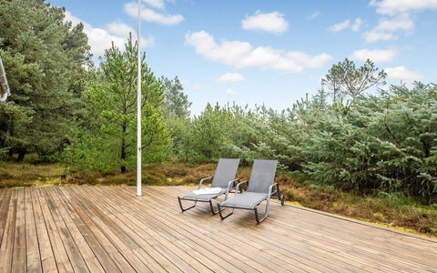 Brodde - 300M from the Sea: Blue, Swimming Pool, Furniture, Outdoor Furniture, Resort, Chair, Shade, Eco Hotel, Flowerpot