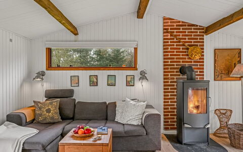 Thorvor - 400M from the Sea: Wood, Flooring, Furniture, Interior Design, Couch, Floor, Hearth, Living Room, Room, Ceiling