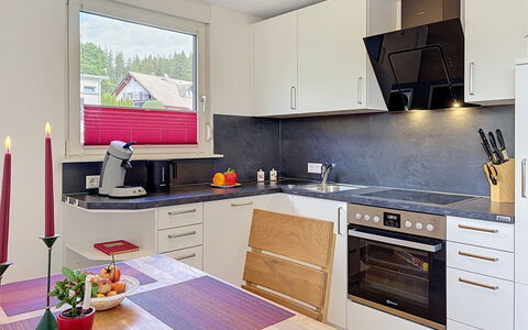 Blackforest Birdnest: Kitchen, Kitchen Appliance, Countertop, Furniture, Flooring, Interior Design, Wood, Major Appliance, Cabinetry, Home