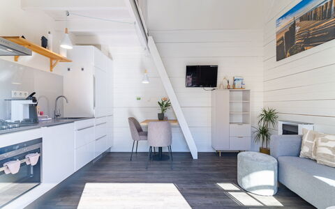 Residence Domburg: Wood, Flooring, Furniture, Wood Flooring, Floor, Interior Design, Hardwood, Apartment, Ceiling, Living Room