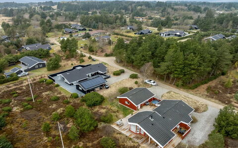 Gunborg - 2.5Km from the Sea: Roof, House, Home, Cottage, Siding, Estate, Driveway, Garden Buildings, Yard, Shed