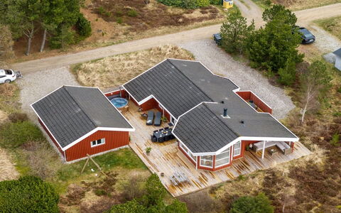 Gunborg - 2.5Km from the Sea: Roof, House, Home, Cottage, Siding, Estate, Driveway, Garden Buildings, Yard, Shed