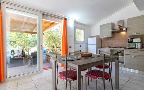 La Casetta di Franci: Outdoor Furniture, Garden, Outdoor Table, Chair, Shade, Landscaping, Backyard, Yard, Eco Hotel, Kitchen & Dining Room Table