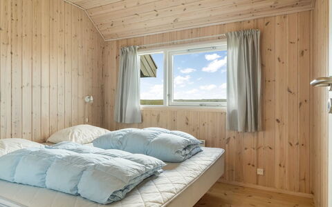 Tilje - 80M from the Sea: Bedroom, Wood, Bed, Interior Design, Ceiling, Floor, Bed Sheet, Bedding, Flooring, Bed Frame