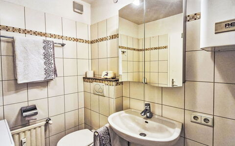 Bergnest: Interior Design, Room, Floor, Apartment, Plumbing Fixture, Plumbing, Sink, Bathroom, Bed, Toilet