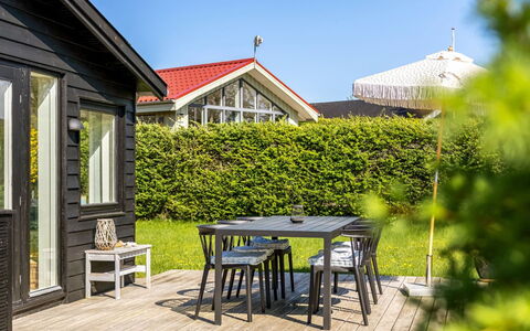 Arnkil - 250M from the Sea: Roof, House, Home, Cottage, Door, Siding, Deck, Porch, Plank, Hardwood
