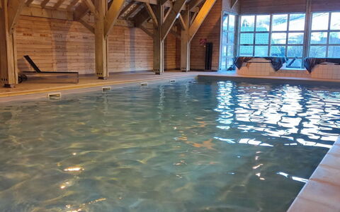 Les Fermes de Saint Sorlin: Swimming Pool, Resort, Estate, Hardwood, Eco Hotel, Beam, Daylighting, Plank