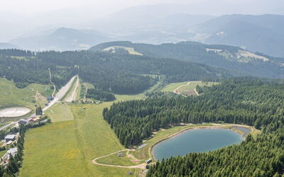 Sankt Urban 300: Highland, Landscape, Plain, Aerial Photography, Hill Station, Bird'S-Eye View, Meadow, Pond, Pasture, Reservoir